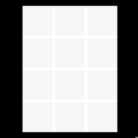 Flipside White Dry Erase Stickables With Dry Erase Marker, 5in X 5in, 48PK 93355